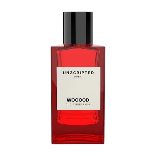 Unscripted. Wooood - Perfume For Men And Women - Women Perfume with Saffron, Nutmeg, Musk, Patchouli - Bold, Long-Lasting Mens Cologne - 3.4 oz