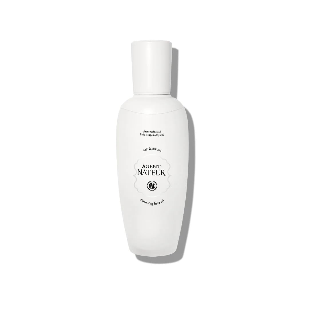 Agent Nateur Holi (Cleanse) Cleansing Face Oil - Gentle Makeup Remover | Vegan, Non-Toxic | 3.6 oz / 106 ml