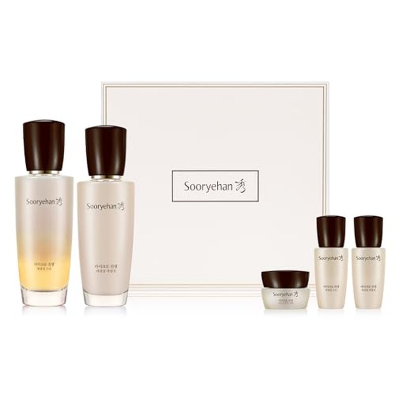SOORYEHAN Micro Ginseng Essential Skincare Special gift Set (11.2 fl oz) - Boosts Skin Density, Elasticity, and Vitality . with Ginseng Liposome¢â for Youthful Radiance ? Korea Skincare.