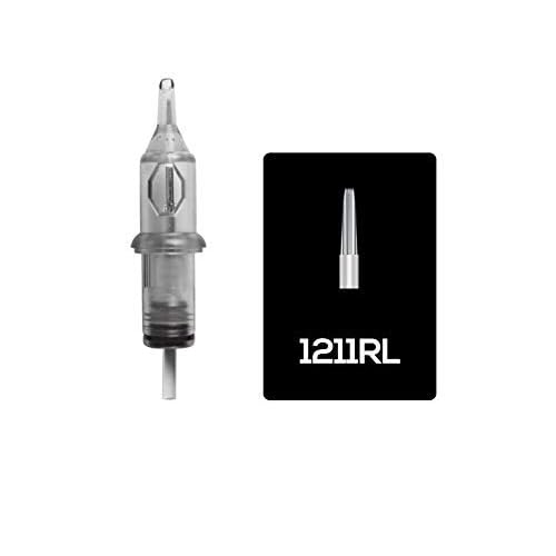 One Tattoo World 50-Pack Assorted size (10pcs each of 3RL, 5RL, 7RL, 9RL, 11RL) Premium Quality Disposable Tattoo Cartridge Needle for Rotary Pen Tattoo Machine, OTW-50-PN2
