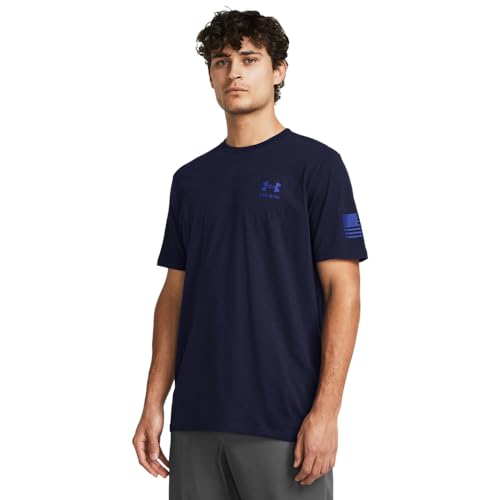 Under Armour Men's Freedom Graphic Short Sleeve T-Shirt, (410) Midnight Navy / / Team Royal, XX-Large Tall