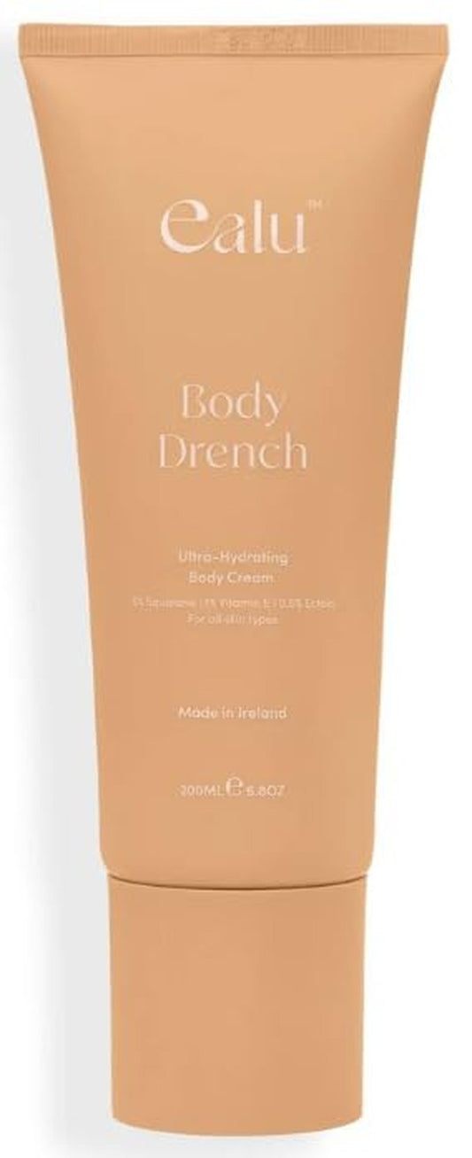 Ultra-Hydrating Body Cream - Deep Hydration with 5% Squalane & Vitamin E | Jasmine & Coconut Scent, Vegan & Cruelty-Free