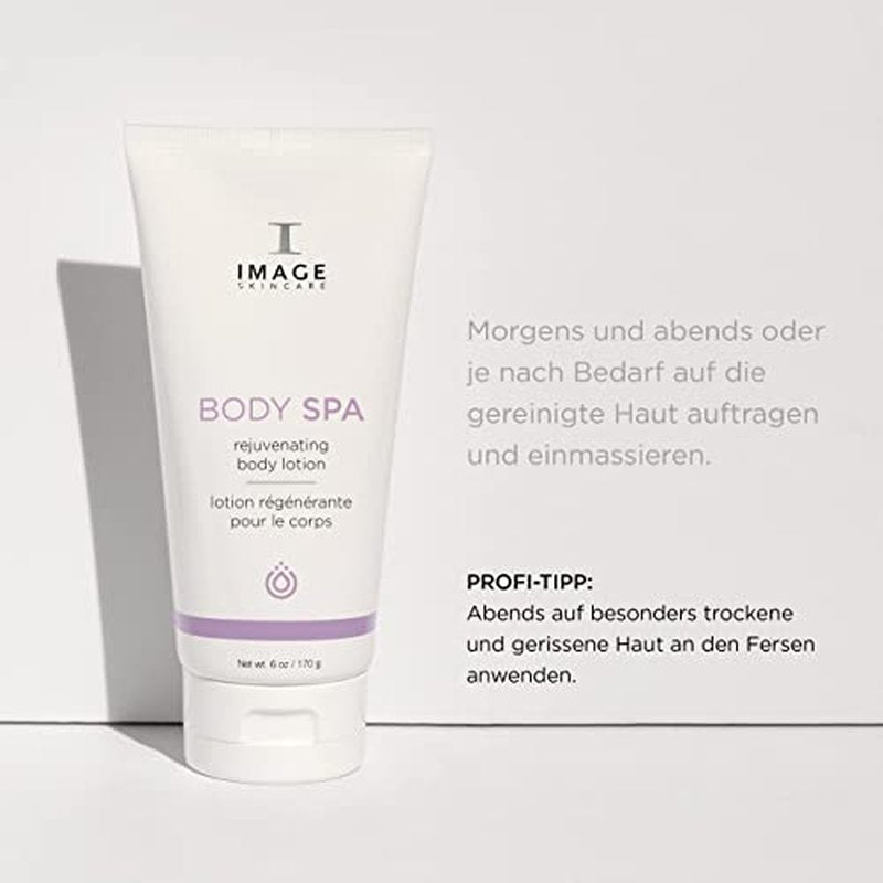 IMAGE Skincare, BODY SPA Body Lotion, Glycolic Acid, Macadamia Seed Oil and Shea Butter to Moisturize and Resurface Rough Dry Skin, 6 oz