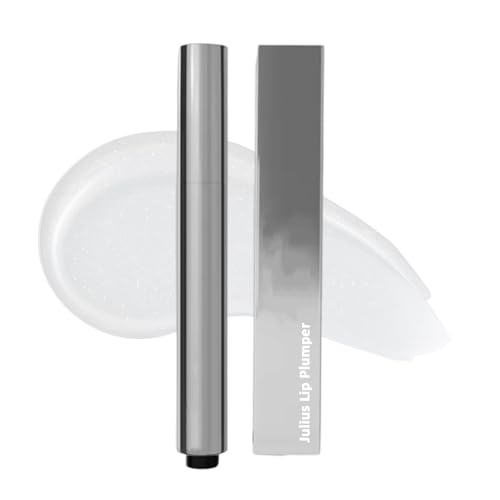 Julius Lip Plumper, Juulis Lip Plusher, Julius Lip Plusher, Natural Lip Plumper and Lip Care Serum, Lip Enhancer for Fuller, Moisturizing and Non-sticky Lip Mask (Normal)