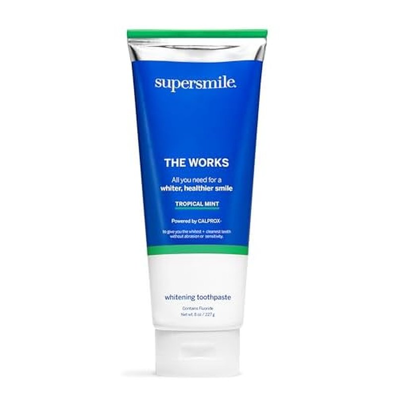 Supersmile The Works ? Professional Whitening Toothpaste and Accelerator Duo ? Whitens Up to 6 Shades