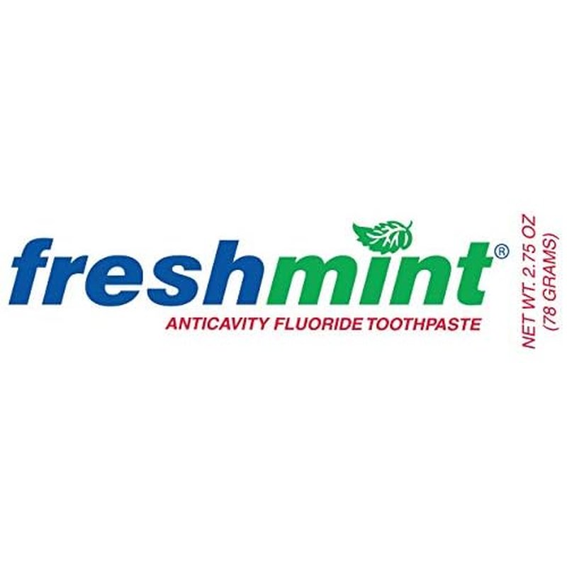 144 Tubes of Freshmint 2.75 oz. Anticavity Fluoride Toothpaste, Tubes do not Have Individual Boxes for Extra Savings