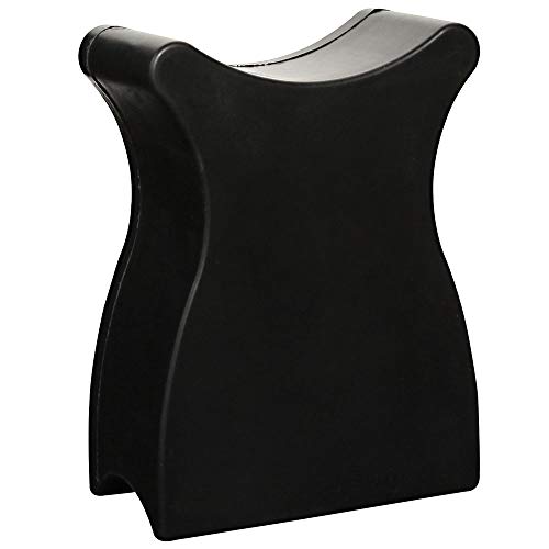 ForPro Professional Collection Pedi Foot & Leg Rest, Portable Foot and Leg Rest, 5.75 W x 2.75 D x 7.5 H, Black