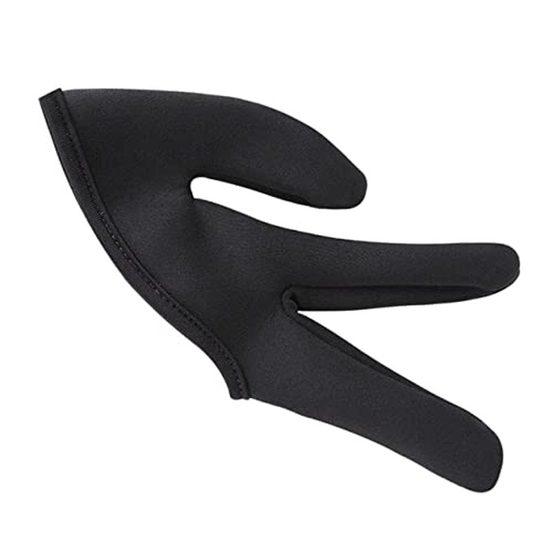 NOLITOY 2pcs Three Finger Heat Resistant Gloves for Hair Styling Curling and Straightening Finger Covers for Safe Hairdressing for Salon Use