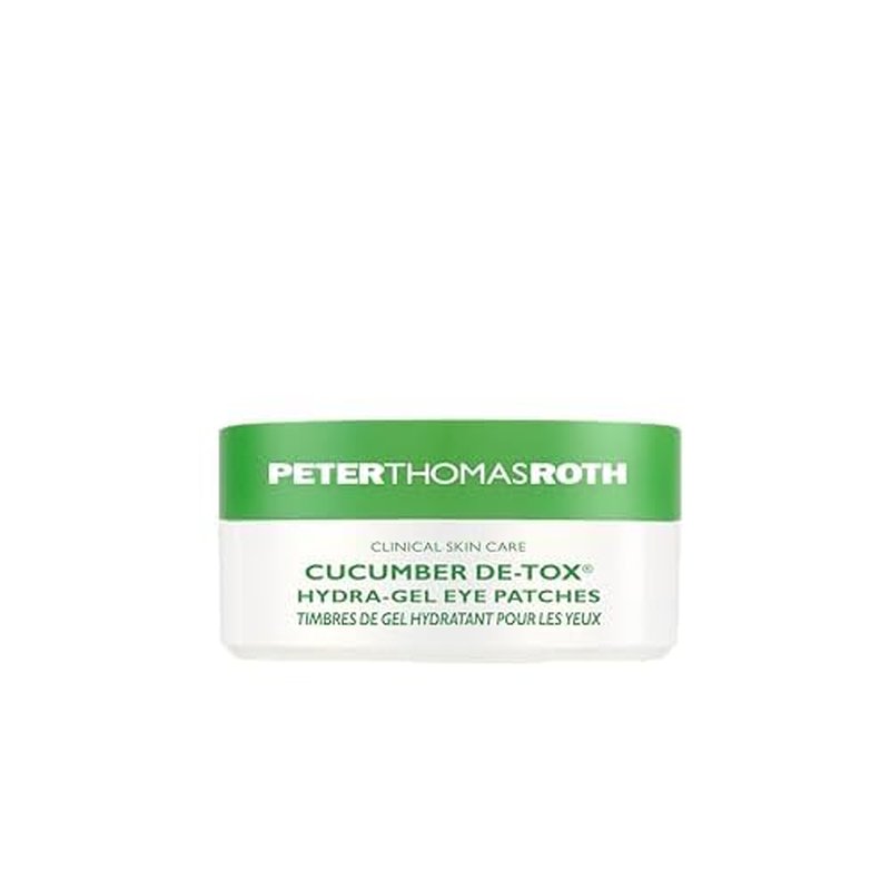 Peter Thomas Roth | Cucumber De-Tox Hydra-Gel | Soothing Under-Eye Patches for Puffiness, Dark Circles, Fine Lines and Wrinkles, 60 Count (Pack of 1)