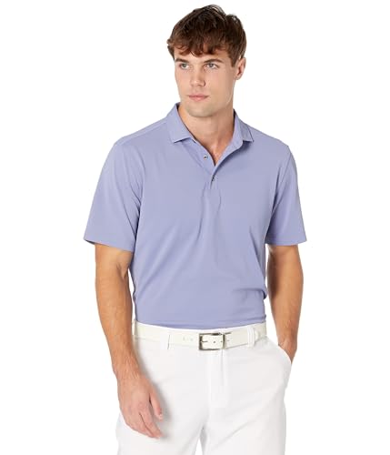 Cutter & Buck Men's Short Sleeve Virtue Eco Pique Recycled Polo Shirt, Hyacinth, L