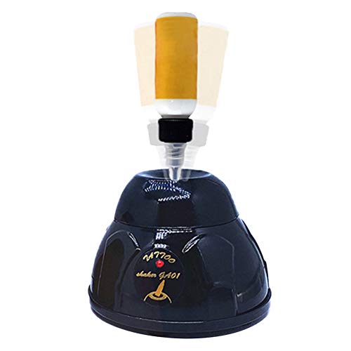 Tattoo Ink Mixer Shaker, Electric Tattoo Pigment Ink Mixer Machine, 5200RPM Lab Vorte-x Mixer Agitator Tattoo Pigment Shaker for Tattoo Ink Painting Pigment(Black)