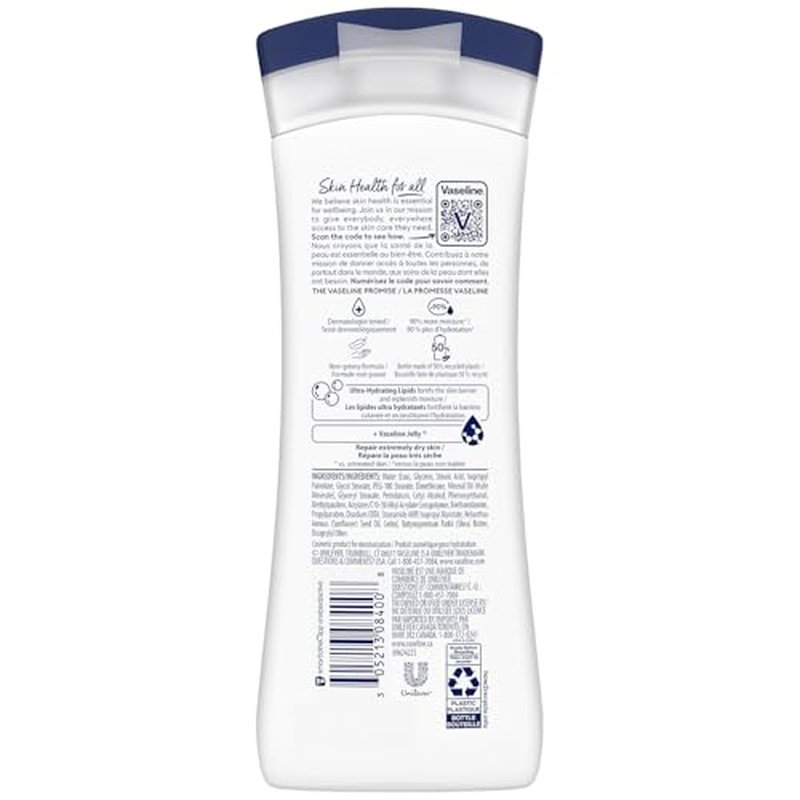 Vaseline Intensive Care Advanced Repair Fragrance Free Body Lotion 2-Pack 10 oz each