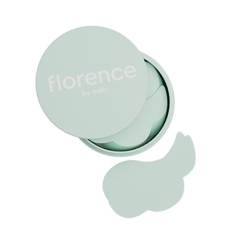 florence by mills Floating Under the Eyes Depuffing Gel Pads | Re-Energize Tired Under Eyes | Hydrating | Vegan & Cruelty-Free - 30 Pairs/60 count