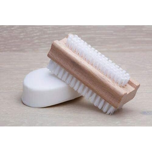 GOJO Supro Max Hand Cleaner Heavy Duty Cleaner Scrub, 2 Bottles 10 OZ each [Total of 20 Oz.] with 2 compatible Sparklen Wooden Nail Brushes