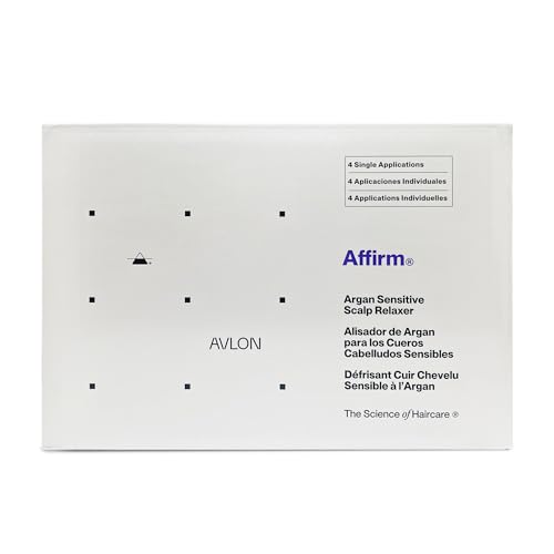 Argan Sensitive Scalp Relaxer - Alisador de Argan - 4 Single Applications