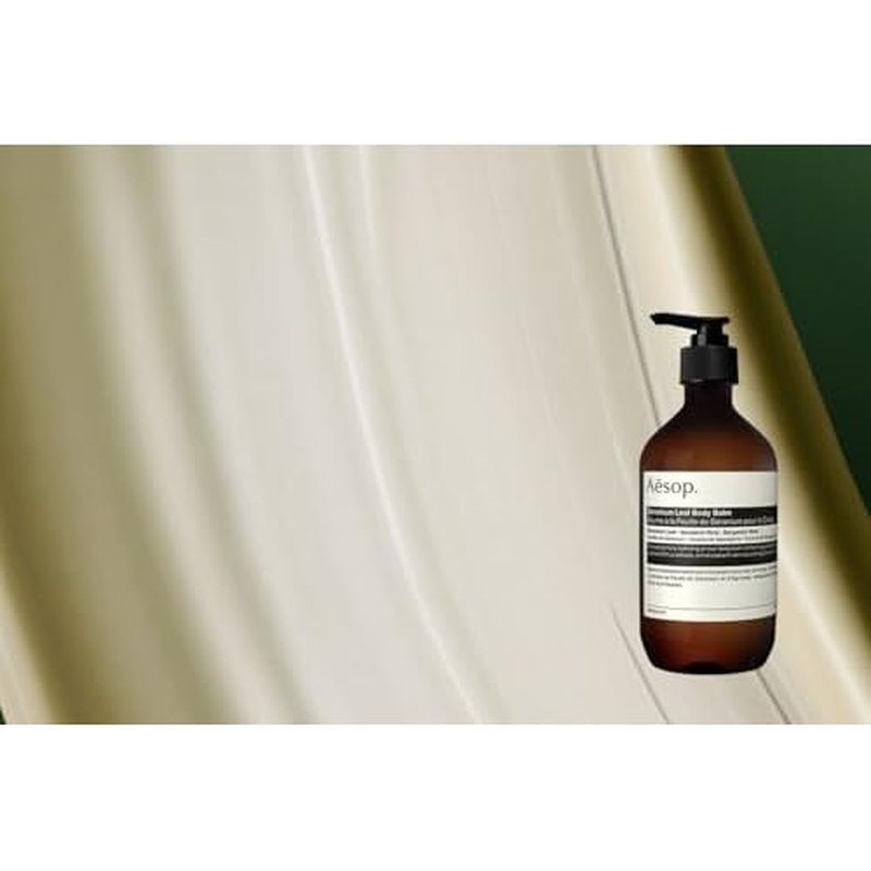 Aesop Geranium Leaf Body Balm | Skin Softening, Hydrating Body Balm | Nut Oils, Geranium Leaf and Citrus Extracts | 16.9oz / 500mL