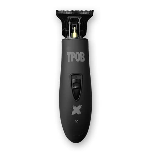TPOB Ghost X Beard Trimmer Hair Clippers for Men, Professional Hair T-Blade Trimmer Cordless Rechargeable Edgers Clippers Electric Beard Shaver (Ghost X Blackout)