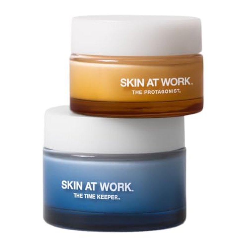Day Night Duo 2 Piece Set, 5% Tranexamic Acid, Peptides, Ceramides, 5% Niacinamide, 1 Step AM PM, Serum + Moisturizer, for Face, Neck, Eyes