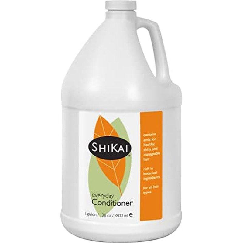 ShiKai Everyday Hydrating Conditioner (Unscented, 1 Gallon) | with Borage & Jojoba Oil | Promotes Healthy Scalp | Nourish & Shine | Vegan, Plant-Based