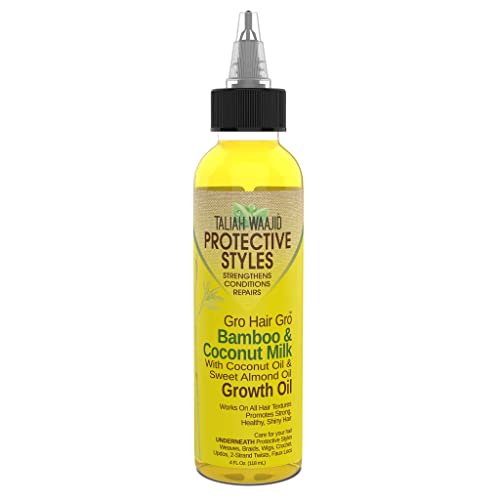 Taliah Waajid Hair Gro Bamboo and Coconut Milk Growth Oil, 4 Oz