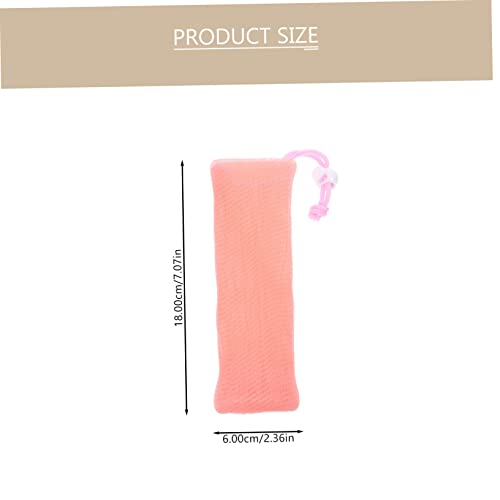 ERINGOGO 4Pcs Soap Mesh Pouch Bags for Cleansing Foaming for Handmade Soap Body Wash and Facial Cleansers Soft and Efficient Exfoliation for Bathroom Storage