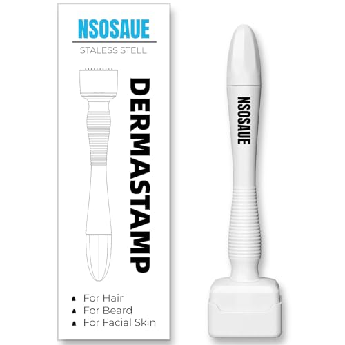 Dermastamp for Hair & Beard Micro-exfoliating Tool for Women and Men