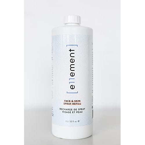 Hypochlorous Acid Spray - 1 L Refill ? Acne Prone Skin ? Eczema - Tattoo Aftercare ? Piercing Aftercare ? Saline Toner ? Facial Cleanser ? Lash Cleanser - All Natural Face and Skin Spray - e11ement