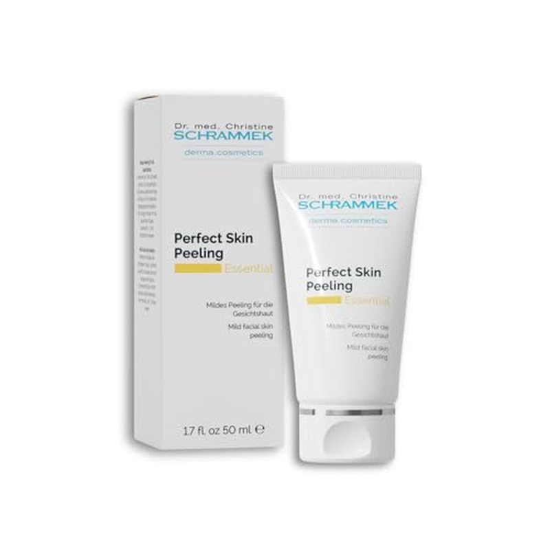 Perfect Skin Peeling (1.7 fl oz) - Mild Facial Skin Peeling - Removes Excess Sebum & Skin Particles - with Vitamin E & Apricot Kernel Oil - Face Peeling - Skin Care - Dr. Schrammek