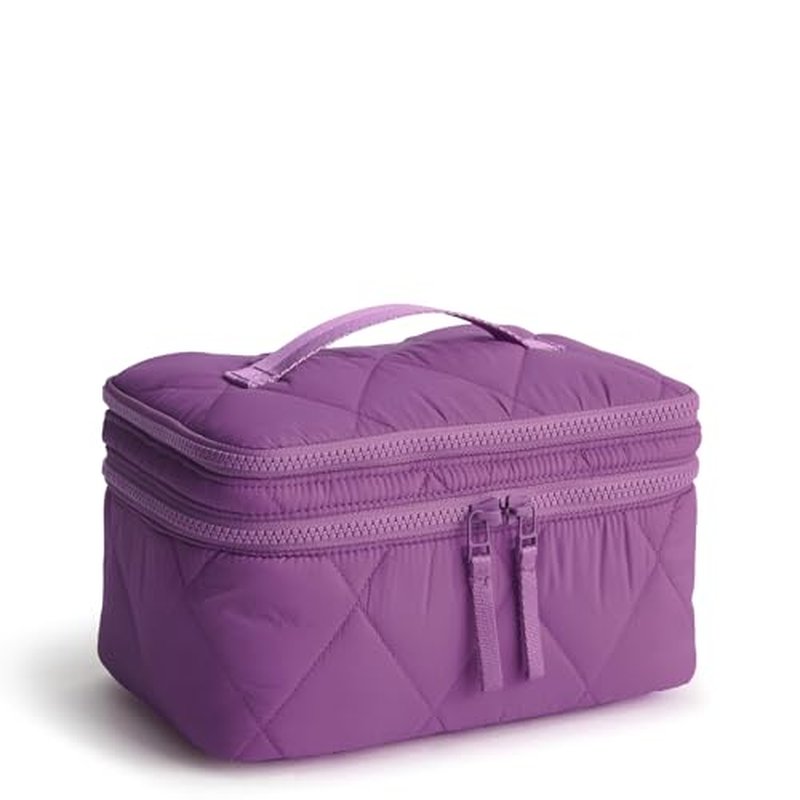 Vera Bradley Featherweight Brush Up Cosmetic Case, Iris Orchid