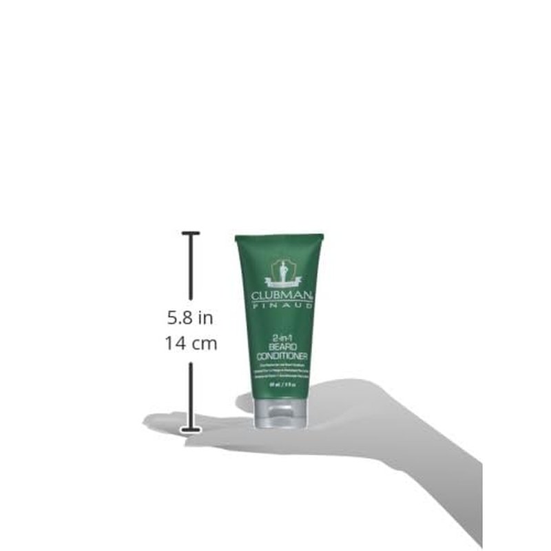 Clubman 2-in-1 Beard Conditioner, 3 Ounce (Pack of 12)