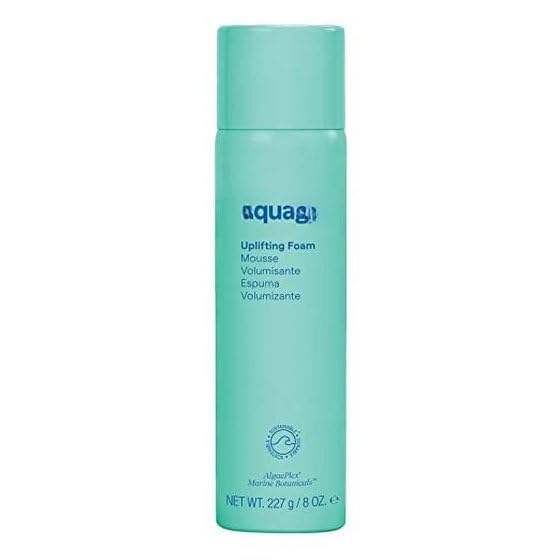 Aquags Uplifting Foam - Weightless Volume Building Hair Mousse, 8 Oz | Perfect for All Hair Types
