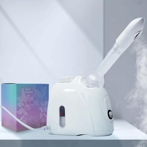 Facial Steamer Nanometer Fine Mist Face Steamer for Facial Deep Cleaning, 360¡ÆCan Rotate The Arm£¬10 Minute Home Facial Spa Mist, Design for Personal Care Use at Home Or Salon Barber