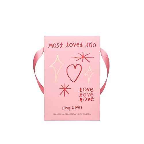 DearKlairs Most Loved Skincare Set - Unscented Toner, Vitamin Serum & E Mask | Korean Glass Skin Routine | Sensitive Skin-Friendly Gift | Hydrating, Revitalizing