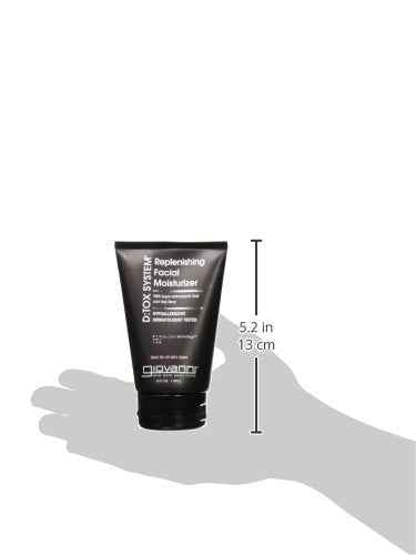 GIOVANNI D:tox System Replenishing Facial Moisturize - Face Moisturizer, Contains Super Antioxidants Acai & Goji Berry, Helps to Prevent Dryness, Hydrating for Healthier, Dermatologist Tested - 4 oz
