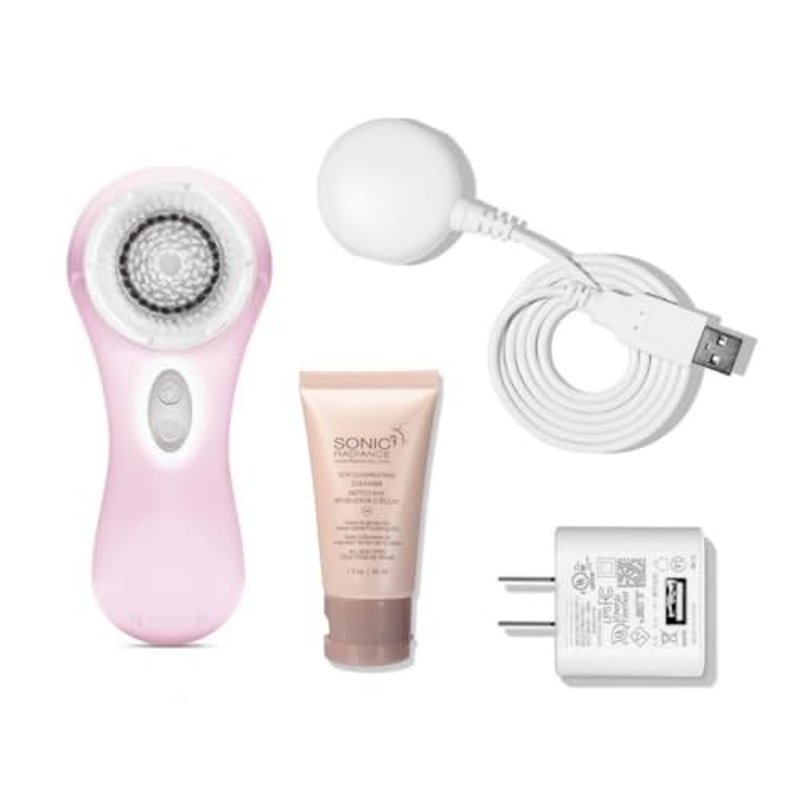 Clarisonic Mia 2 Facial Cleansing System, 2 Speed Settings, Sensitive Brush Head (Pink)