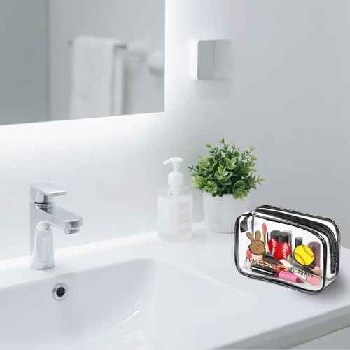 12 Pcs Softball Clear Cosmetic Bags For Women 7.1 x 4.7 x 2.4'', Baseball Lover Makeup Bags, Softball Cosmetic Bag, Birthday Christmas Graduation Gifts For Baseball Players, Travel Toiletry Pouch