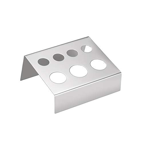 Tattoo Ink Cup Holder,New Star Tattoo 5pcs 7 Holes Stainless Steel Tattoo Pigment Ink Cup Caps Holder Stand Pigment Cup Cap Container Holder Stand for Tattoo Machine Supply