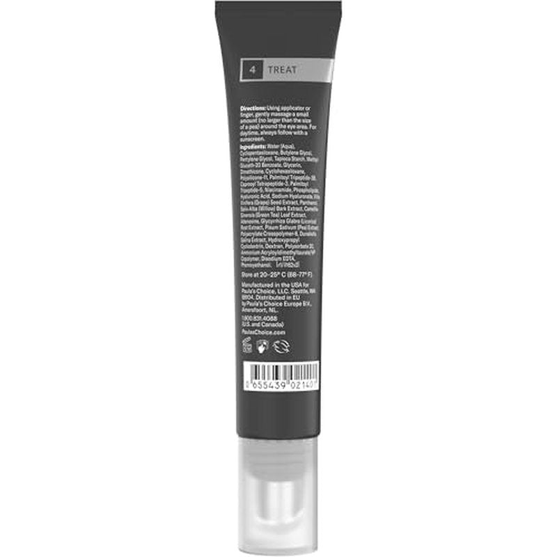 Paula's Choice RESIST Anti-Aging Eye Gel with Hyaluronic Acid, for Dark Circles, Puffy Eyes, Crow's Feet, Fine Lines & Wrinkles, 0.5 Ounce