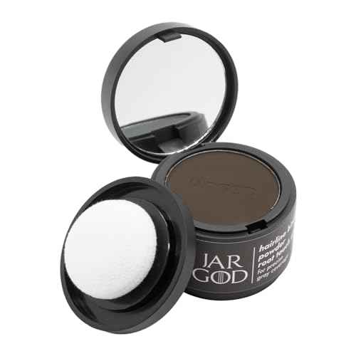 Hairline Powder for Instant Gray Coverage and Highlights - Concealing Root Touch-Up Color for Women & Men (0.14 Ounce, Dark Brown)