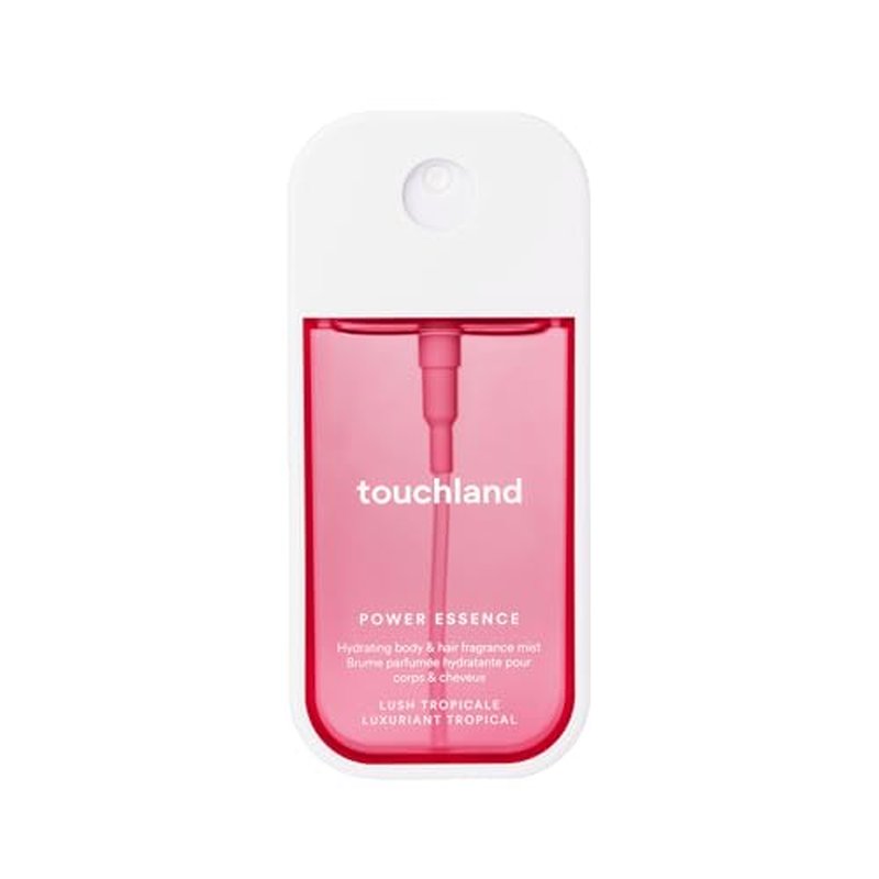 Touchland Power Essence Hydrating Body & Hair Fragrance, Lush Tropicale, 2 FL. OZ. Travel Size Body Mist