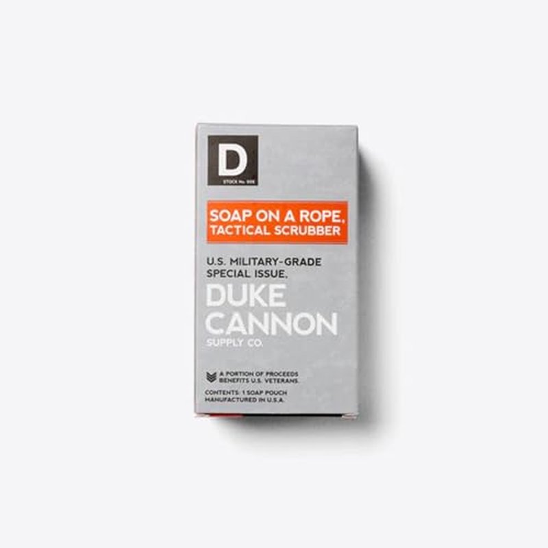 Duke Cannon Supply Co. Tactical Scrubber | U.S. Military-Grade Soap Pouch | Dual-Mesh Design for Hands & Feet | 550 Mil-Spec Paracord | Durable and Versatile for Home, Outdoor, or Field Use, 2 Pack
