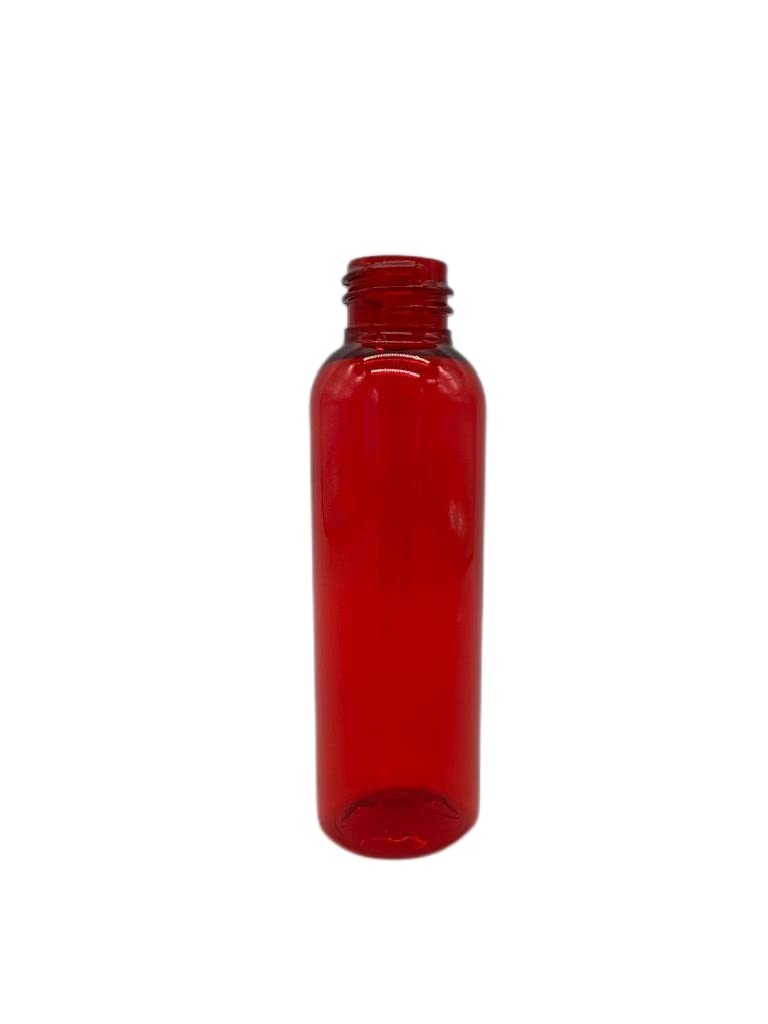 Natural Farms 2 oz Red Cosmo Plastic Spray Bottles -12 Pack Empty Spray Bottle Refillable - BPA Free - Essential Oils - Aromatherapy | Fine Mist Sprayers with Dust Caps - Made in the USA