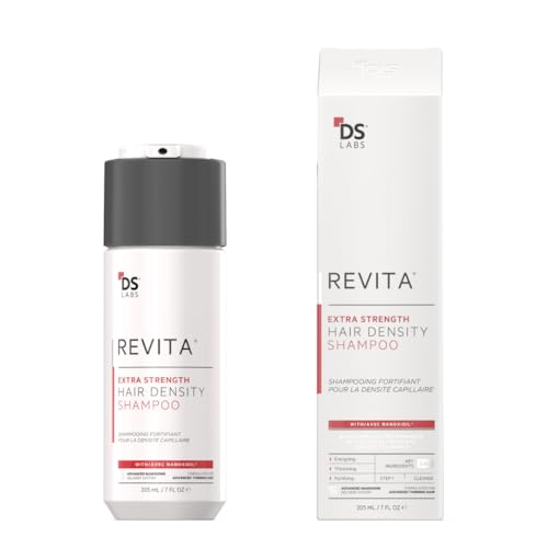 DS Labs Revita Extra Strength Shampoo, 205mL ? Scalp First Cleanse for Fuller, Thicker Looking Hair, Lightweight Hydration, Sulfate Free, Color Safe, For Men & Women