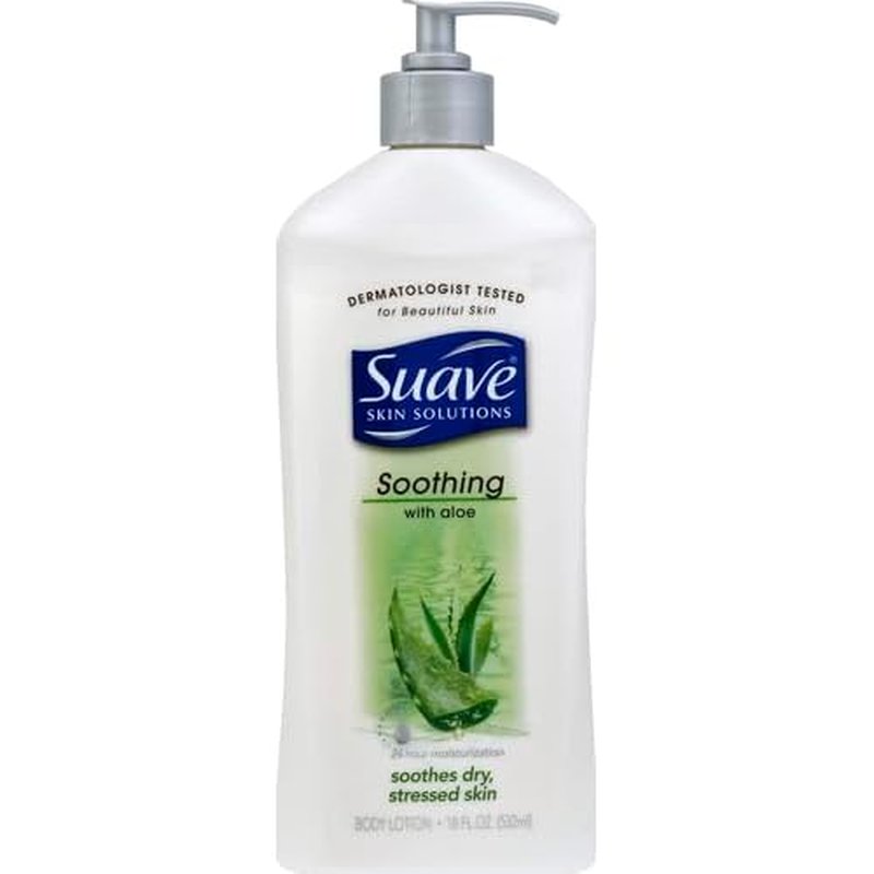 Suave Skin Solutions Body Lotion Soothing With Aloe 18oz