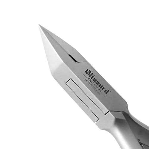 Ingrown Nail Clippers for Men with Ingrown Toenails ? Blizzard Podiatrist Toenail Clipper Set German Forged ? 5 inch Professional Nail Cutter ? Arrow Head Podiatry Nipper Nail Kit - Hospital Grade