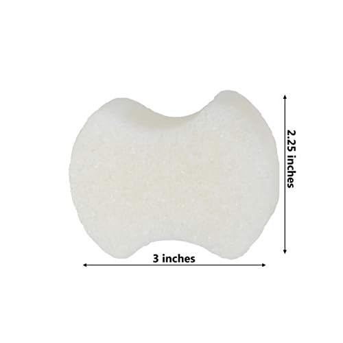 Spongables Pedi Scrub Foot Exfoliating 20+ Wash Sponge, Coconut Colada, 2 Count