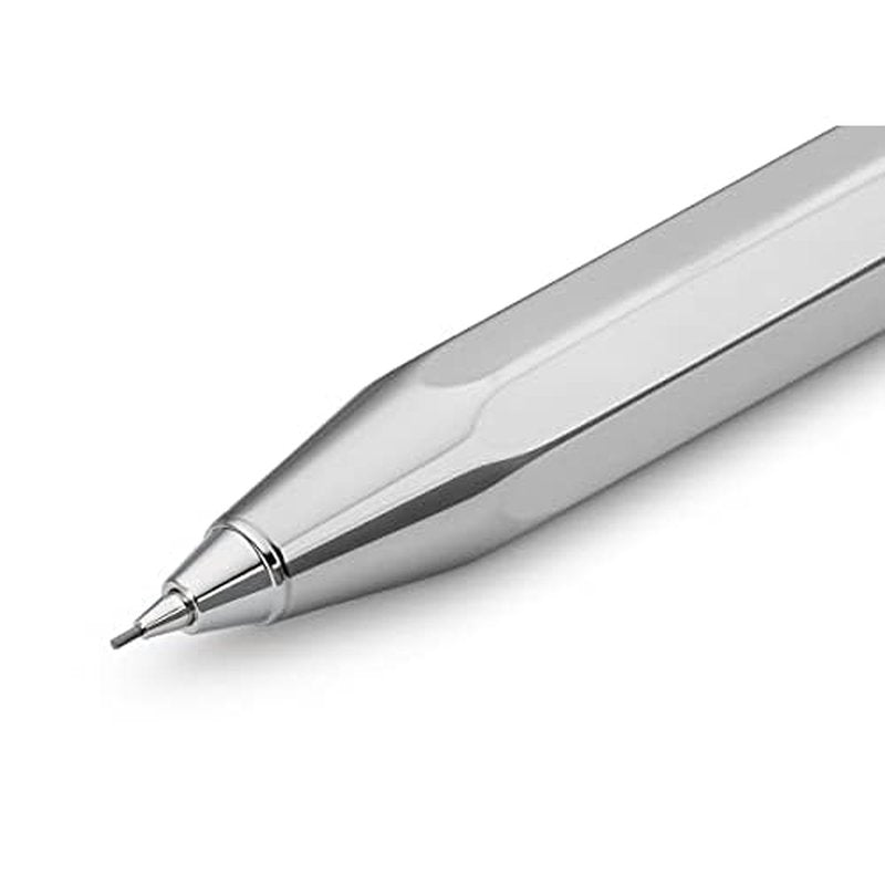 Kaweco AL SPORT Mechanical Pencil Raw 0.7mm HB I Exclusive Mechanical Pencil with 0.7 mm Lead Refill I Aluminium Pencil 10.5 cm
