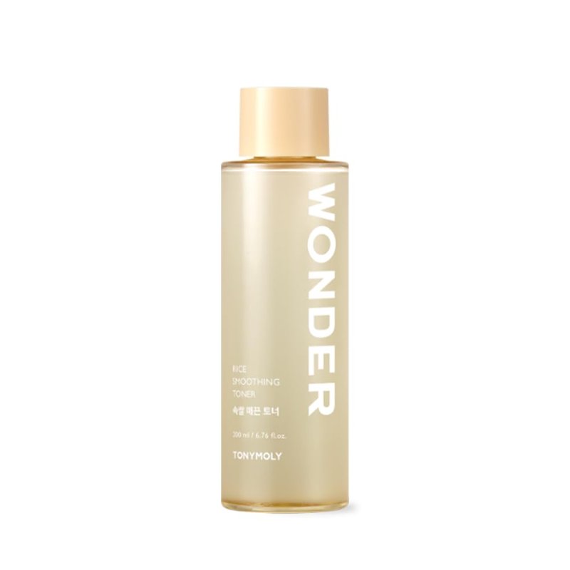 TONYMOLY Wonder Rice Smoothing Toner - Hydrating & Brightening Formula for All Skin Types