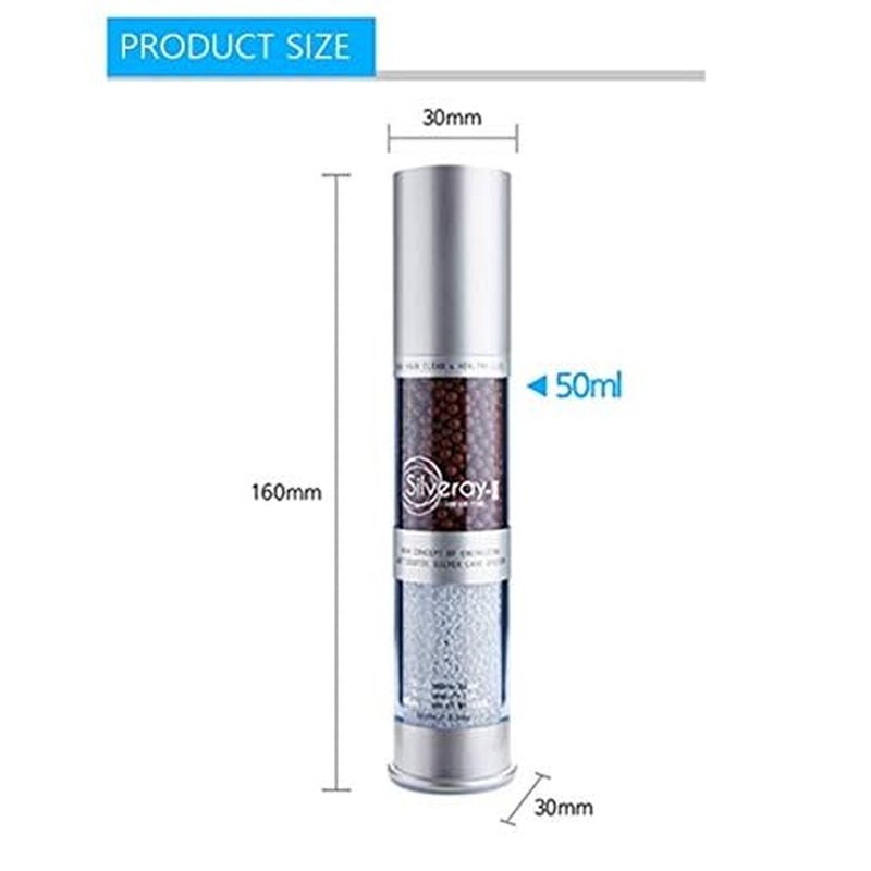 Silveray-II Skincare Mist Spray with 99.99 Percent Pure Silver Foam and Ceramic Balls/Moisturizing Effect/Colloidal Silver Water