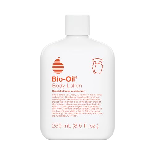 Bio-Oil Moisturizing Body Lotion for Dry Skin, Ultra-Lightweight High-Oil Hydration, with Jojoba, Rosehip, Shea, and Hyaluronic Acid, 8.5 Oz